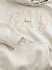 Gap Cream London Arch Logo Hoodie - Image 3 of 4