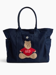 Gap Navy Brannan Bear Canvas Favorite Tote Bag - Image 2 of 5