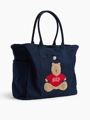 Gap Navy Brannan Bear Canvas Favorite Tote Bag - Image 4 of 5
