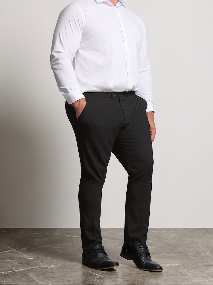 BadRhino Big & Tall Black Standalone Trousers - Image 1 of 6