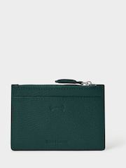 Osprey London Green The Jacob Leather Zip Card Holder - Image 3 of 5
