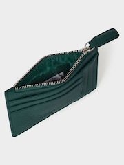 Osprey London Green The Jacob Leather Zip Card Holder - Image 4 of 5