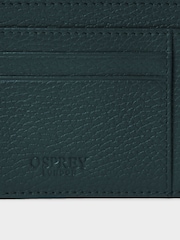 Osprey London Green The Jacob Leather Zip Card Holder - Image 5 of 5