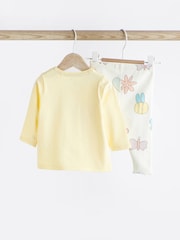 Yellow Butterfly Baby Top And Leggings Set - Image 2 of 7