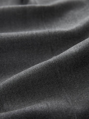 Charcoal Grey Relaxed Tapered Relaxed Fit Brushed Flannel Trousers - Image 9 of 9