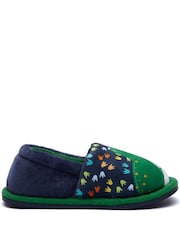 Harry Bear Blue Dinosaur Printed Slippers - Image 1 of 5