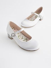 Weiß - Mary Jane Absatzschuhe für Blumenmädchen - Bild 1 von 6