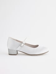 Weiß - Mary Jane Absatzschuhe für Blumenmädchen - Bild 3 von 6