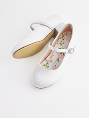 Weiß - Mary Jane Absatzschuhe für Blumenmädchen - Bild 4 von 6
