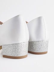 Weiß - Mary Jane Absatzschuhe für Blumenmädchen - Bild 5 von 6