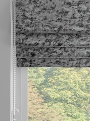 Grey Crushed Made To Measure Roman Blind - Image 2 of 6