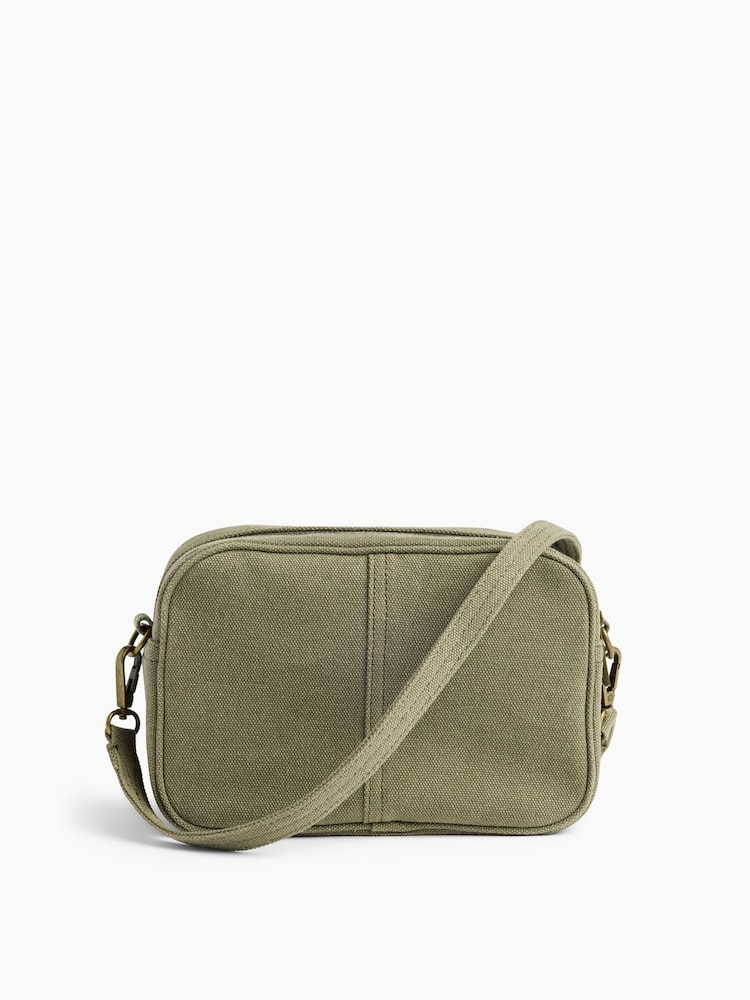 Gap Green Denim Pocket Crossbody Bag - Image 2 of 4 Gap Green Denim Pocket Crossbody Bag - Image 2 of 4