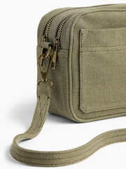 Gap Green Denim Pocket Crossbody Bag - Image 4 of 4