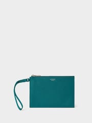 Osprey London Teal Green The Core Large Leather Pouch - Image 1 of 5