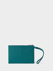 Osprey London Teal Green The Core Large Leather Pouch - Image 3 of 5