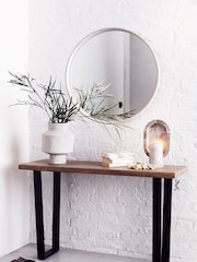 French Connection Natural Mango Wood Laredo Console Table - Image 1 of 7