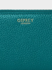 Osprey London Green The Core Small Leather Zip Around Purse - Image 5 of 6