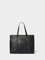 Bolso tote de piel vintage de Osprey London - Imagen 3 de 5
