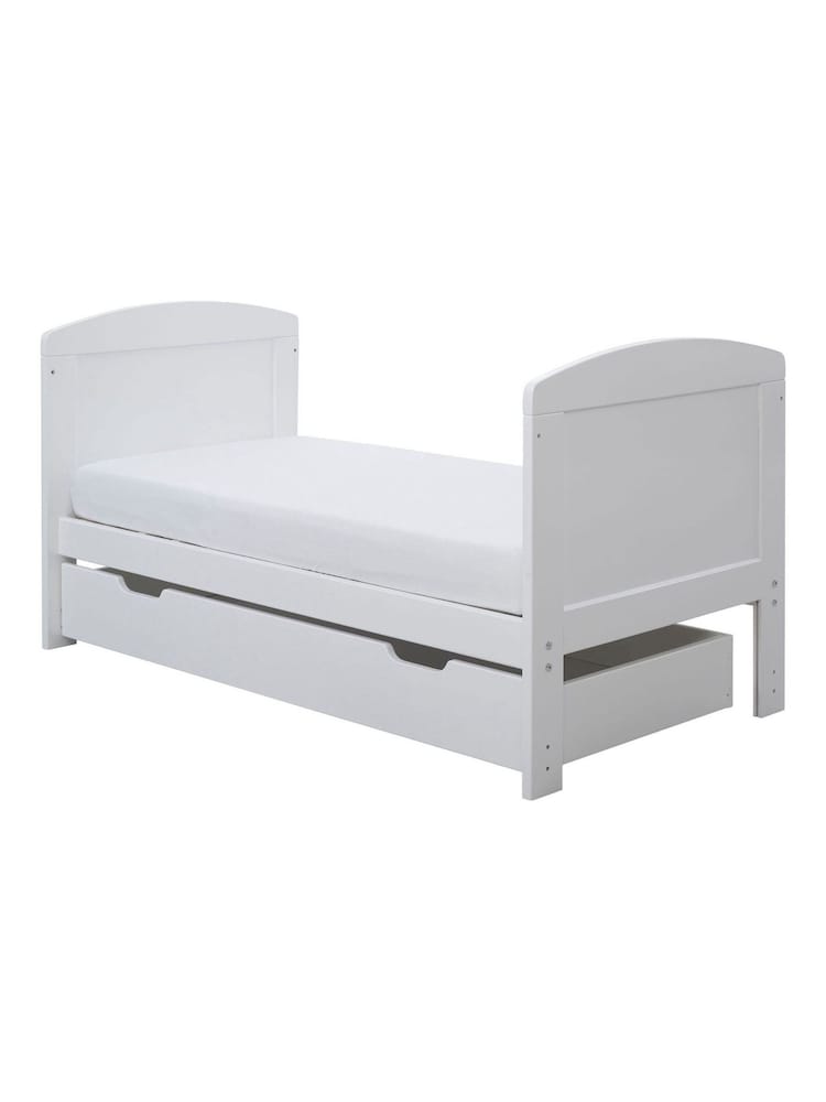 Ickle Bubba White White Coleby Mini Cot Bed and Under Drawer - Image 2 of 8