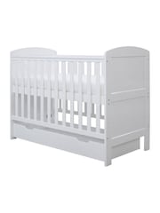 Ickle Bubba White White Coleby Mini Cot Bed and Under Drawer - Image 8 of 8