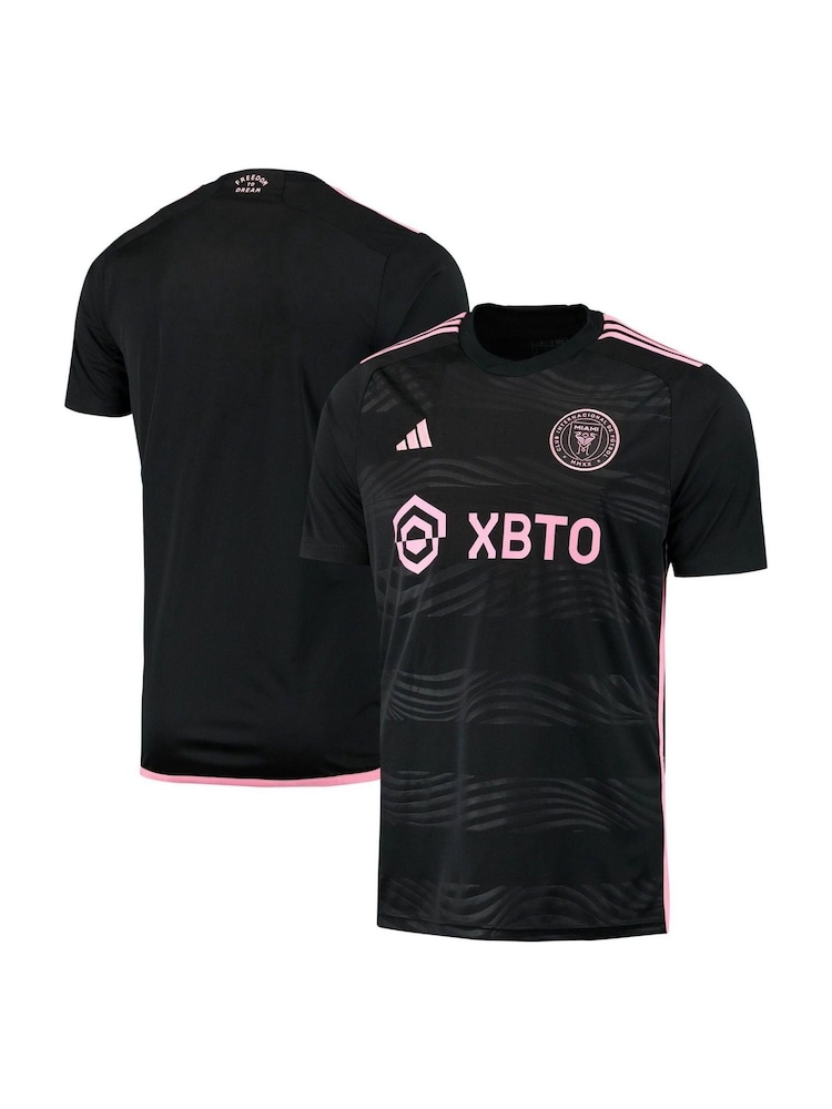 adidas Black Inter Miami CF Away 2023-25 Shirt - Image 1 of 3
