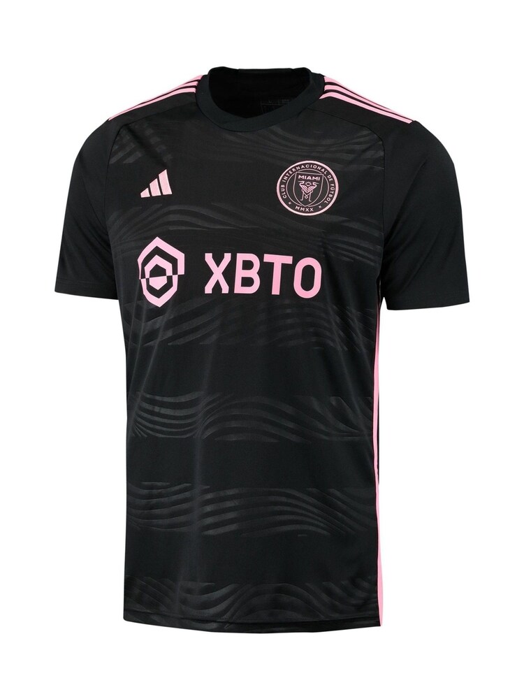 adidas Black Inter Miami CF Away 2023-25 Shirt - Image 2 of 3 adidas Black Inter Miami CF Away 2023-25 Shirt - Image 2 of 3