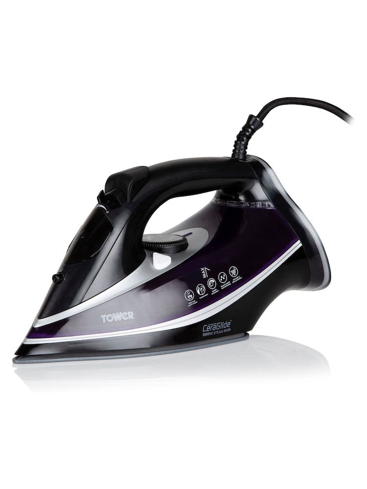Tower Purple 3100W Ceraglide Iron - Image 1 of 4