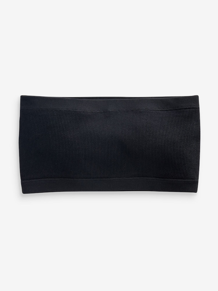 Black Bandeau Crop Tops 1 Pack (7-16yrs) - Image 1 of 3