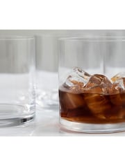 Mikasa Set of 4 Clear Double Old Fashioned Glass - Image 1 of 6