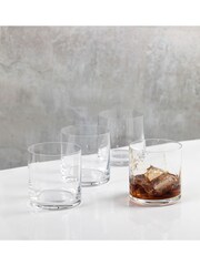 Mikasa Set of 4 Clear Double Old Fashioned Glass - Image 2 of 6