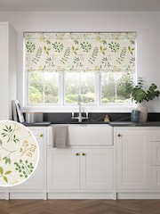 Yellow Printed Leaves Made to Measure Roller Blind - Image 1 of 6