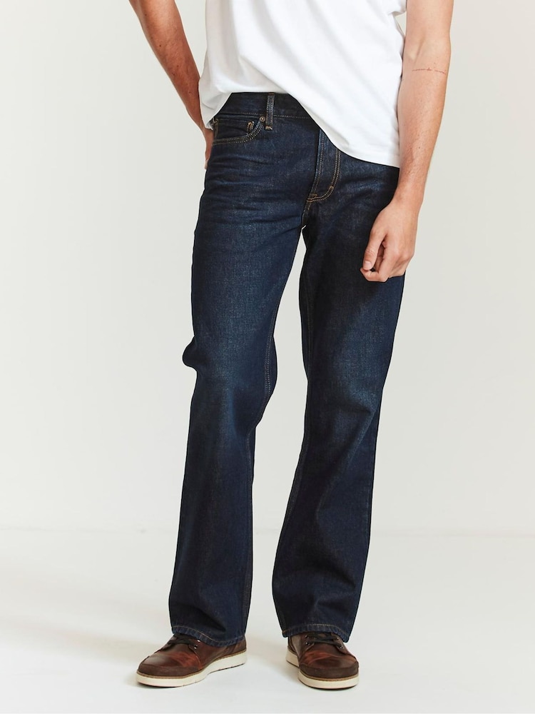FatFace Blue Dark Vintage Wash Bootcut Jeans - Image 1 of 3