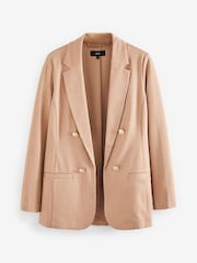 Camel Neutral Ponte Blazer - Image 6 of 6