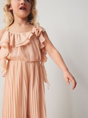 Pink Ruffle Jumpsuit (3-16yrs) - Image 4 of 7