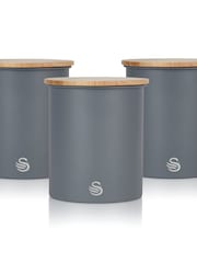 Swan Set of 3 Grey Nordic Grey - Image 3 of 3