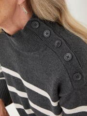 Fatface Melanie Stricktunika mit Streifen - Bild 3 von 5