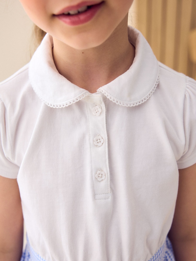 Blue Gingham School Skirt Dress (3-14yrs) - Image 2 of 7