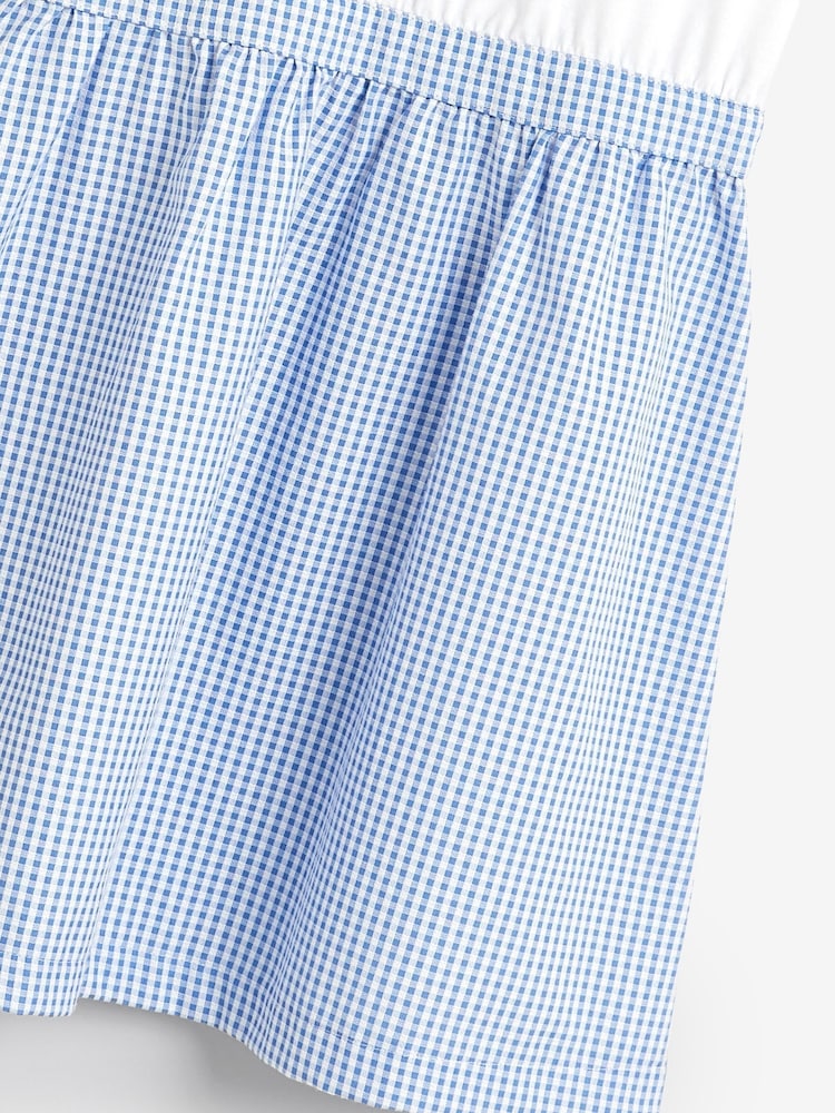 Blue Gingham School Skirt Dress (3-14yrs) - Image 7 of 7