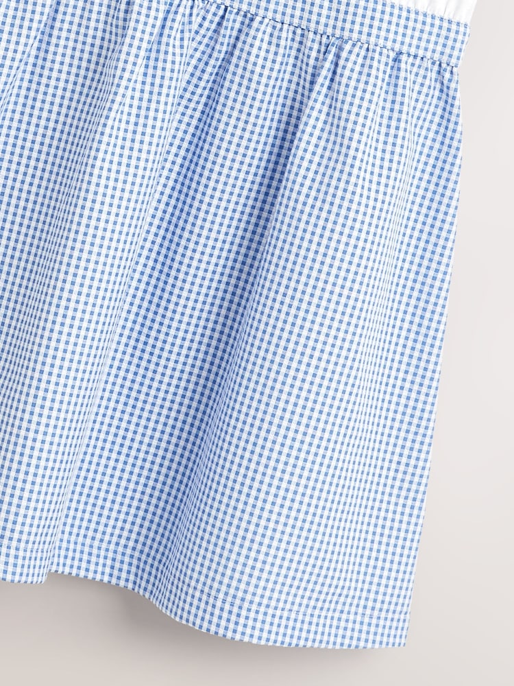 Asul - Gingham School Skirt Dress (3-14yrs) - Larawan 8 ng 8 Asul - Gingham School Skirt Dress (3-14yrs) - Larawan 8 ng 8