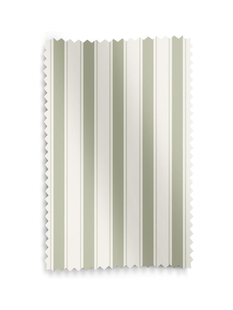 Sophie Allport Sage Oundle Stripe Made To Measure Roman Blinds - Image 6 of 6