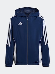 adidas Blue Grey Tiro 24 Windbreaker Jacket - Image 1 of 5