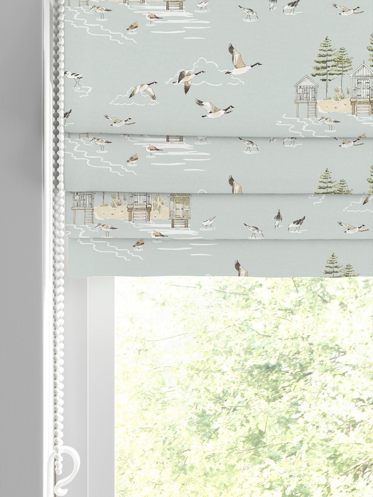 Sophie Allport Sea Blue Seabirds Made To Measure Roman Blinds - Image 2 of 6 Sophie Allport Sea Blue Seabirds Made To Measure Roman Blinds - Image 2 of 6