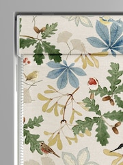 Sophie Allport Blue & Green Orchard Birds Made To Measure Roman Blinds - Image 4 of 6