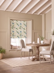 Sophie Allport Blue & Green Orchard Birds Made To Measure Roman Blinds - Image 5 of 6