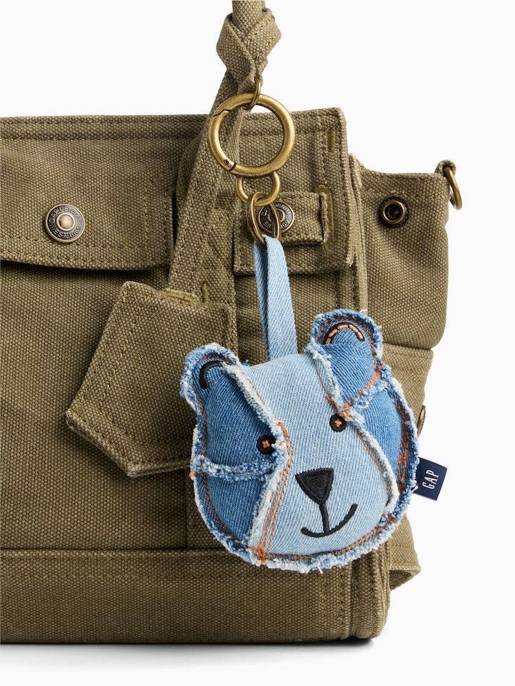 Denim Brannan Bear - Přívěsek na tašku Gap - Obrázek 3 z 3