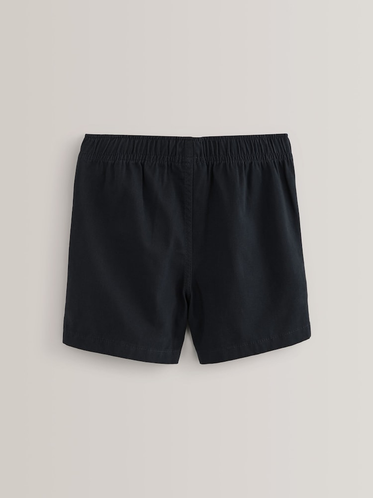 Negro - Pantalones cortos deportivos de rugby (3-16 años) - Imagen 2 de 3