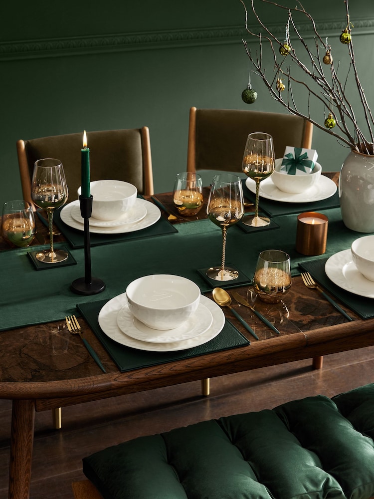 16 Piece Gold & Green Hartford Cutlery Set - Image 2 of 3