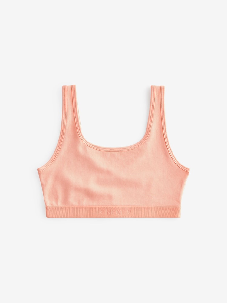 Multi Pastel Scoop Crop Tops 3 Pack (5-16yrs) - Image 2 of 5 Multi Pastel Scoop Crop Tops 3 Pack (5-16yrs) - Image 2 of 5