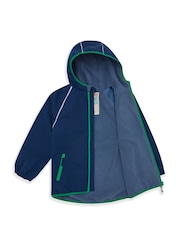 Muddy Puddles Navy Blue Waterproof EcoSplash Jacket - Image 4 of 7