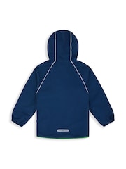 Muddy Puddles Navy Blue Waterproof EcoSplash Jacket - Image 5 of 7
